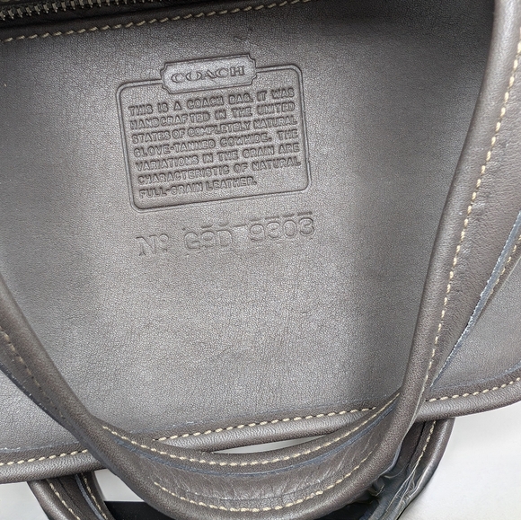 Vintage COACH Grey Shoulder Bag - Picture 4 of 10
